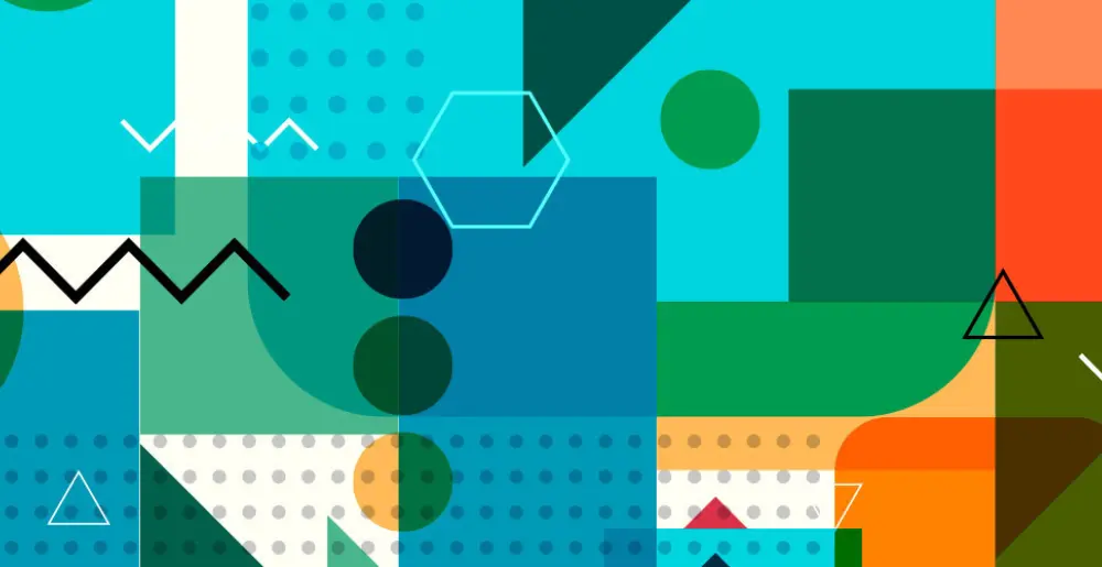 3 Ways abstract graphic